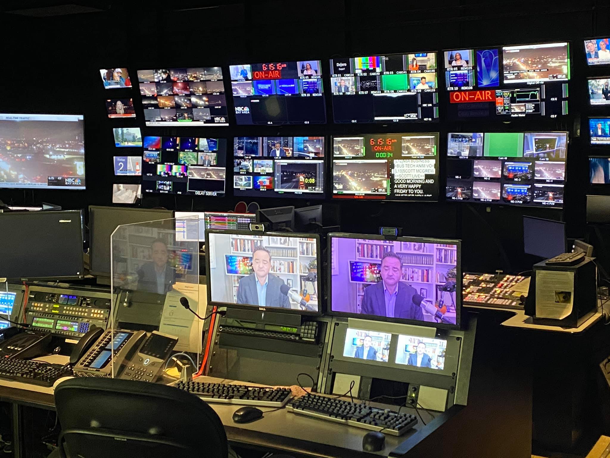 The control room at NBC Bay Area